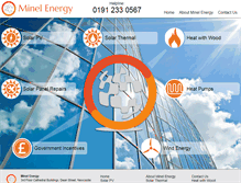 Tablet Screenshot of minel-energy.com
